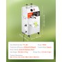VEVOR Commercial Sugar Cane Juicer, 750W Electric Sugarcane Juicer Machine with 661LBS/H High Output, 3 Stainless Steel Rollers, Sugarcane Juice Press Extractor Squeezer on Wheels for Home/Commercial