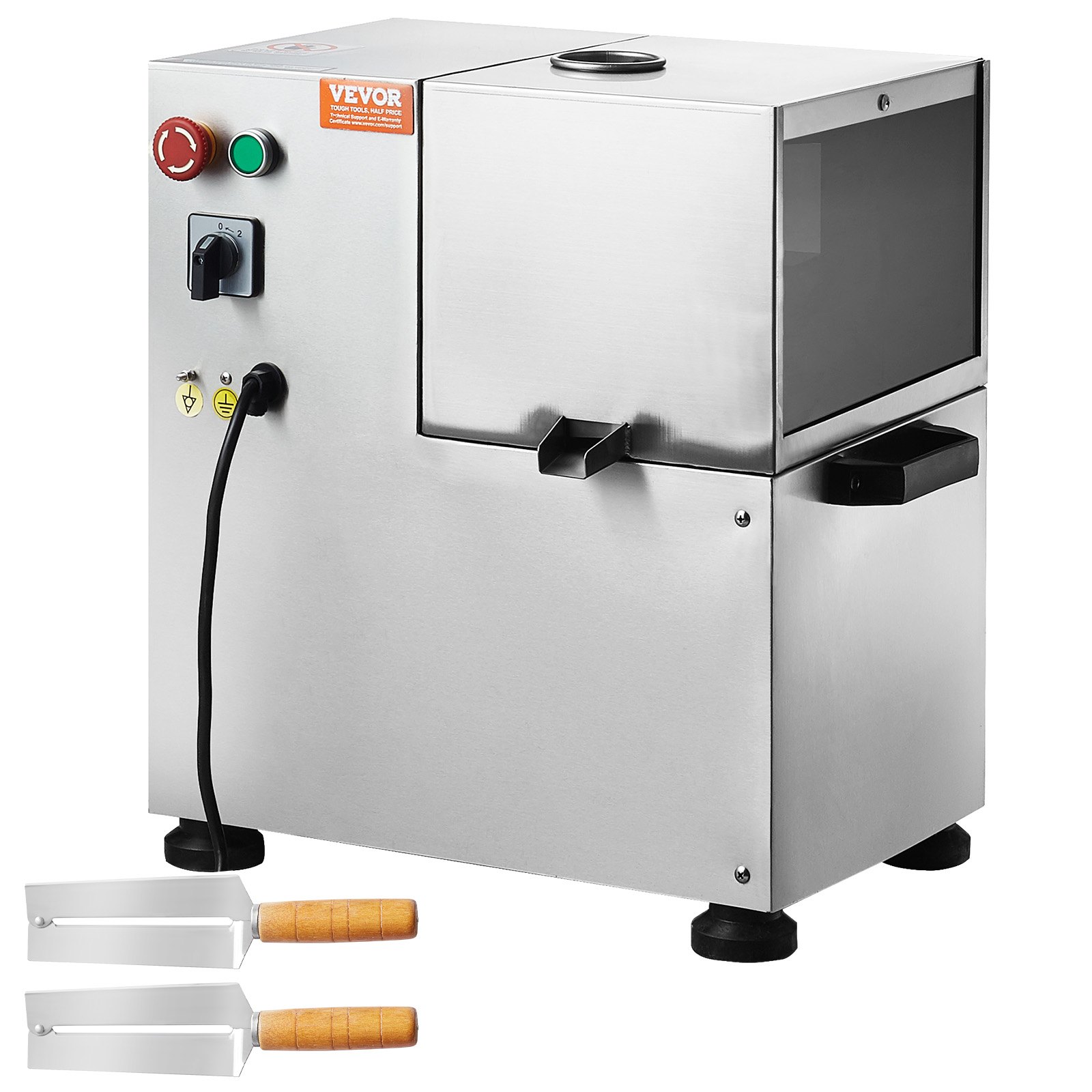 VEVOR 800W elektrisk sukkerrørspresser 661LBS/H Udgang 4 ruller 2,4" stort indløb