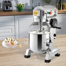 VEVOR Commercial Electric Food Mixer Stand Mixer 16.5L Dough Mixer 3 Speeds 500W