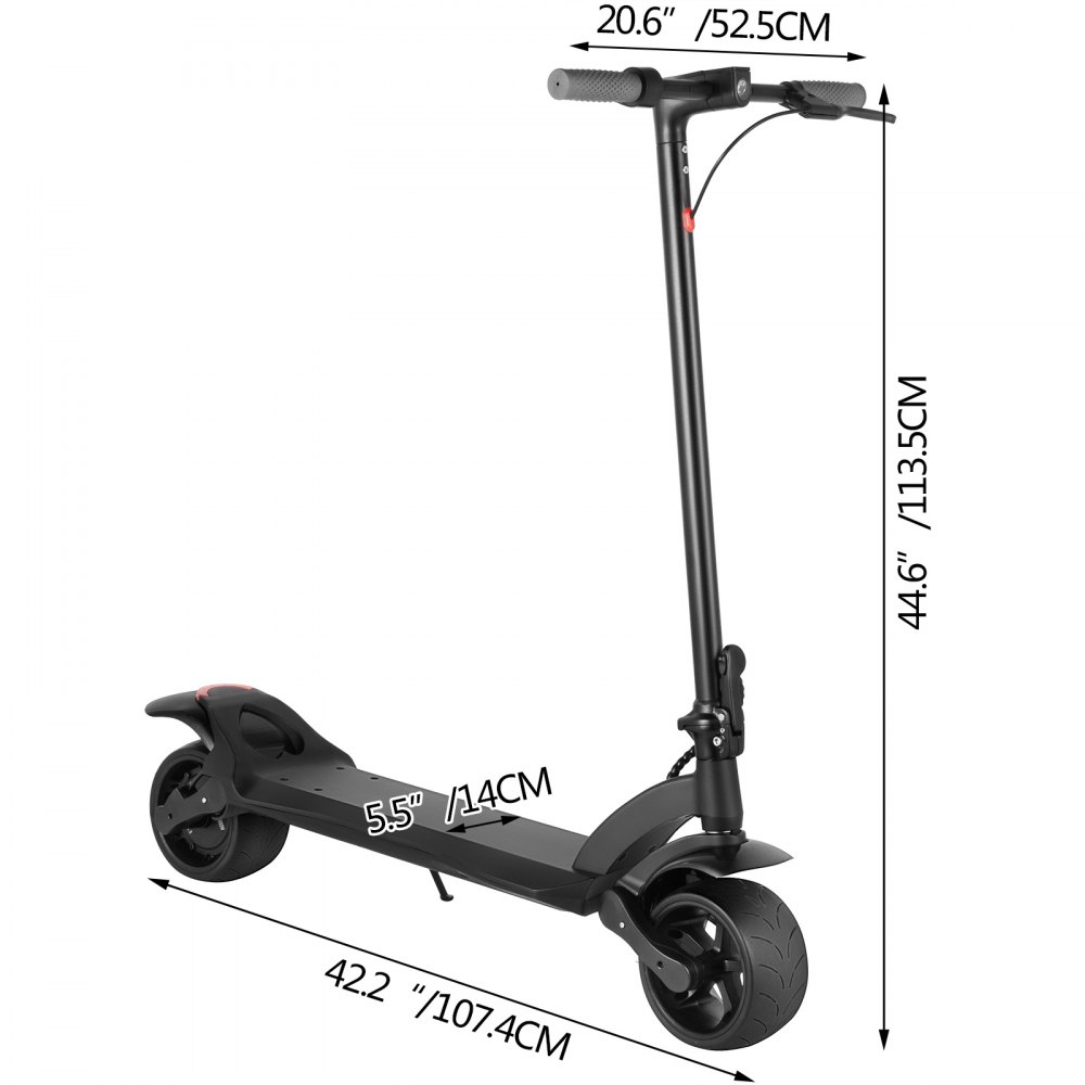Folding Electric Scooter Scooters For Adults Large Wheels 500w Motor  
	
		For Easy Transportation