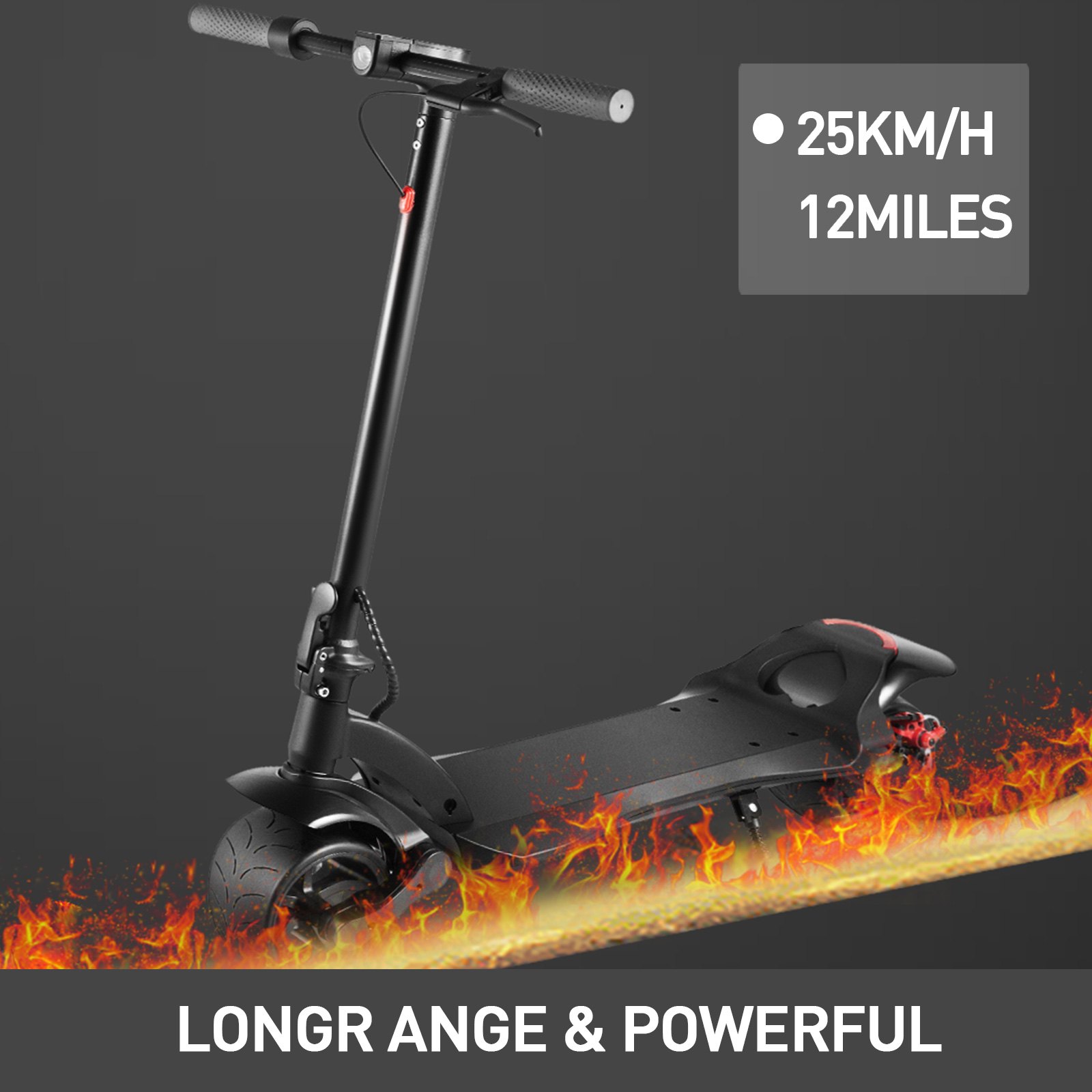 Folding Electric Scooter Scooters For Adults Large Wheels 500w Motor  
	
		For Easy Transportation