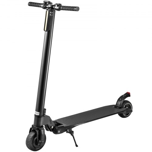 Black Folding Electric Scooter with 5" Large Wheels, Powerful 24v 250w Motor 8800mAH Battery