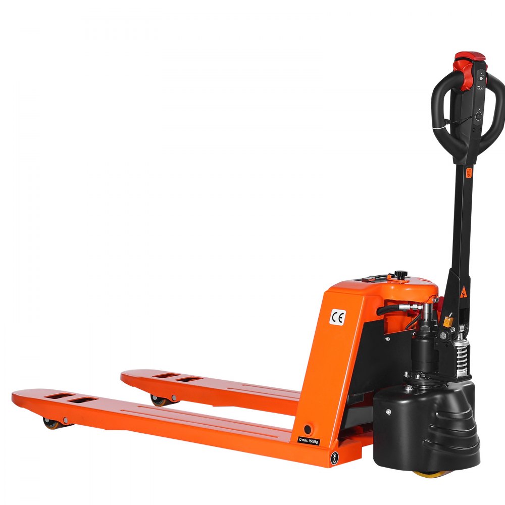 VEVOR Electric Pallet Jack, 3300 lbs Load Capacity, Lithium Battery Powered Pallet Jack Truck with 48L x 27W Inch Forks for Material Handling, Suitable for Warehouse, Supermarket, Manufacturing