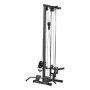 VEVOR LAT Pull Down Machine, 3-in-1 Row Cable Machine, Cable Machines Home Gym with 18-Level Height Adjustment, Wall-Mount Design, Load 227kg Lat Tower for Full-Body Workouts, Single-Arm Training