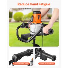 Electric Post Hole Digger 1500W Powerful Motor with 5.71 in Auger Bit