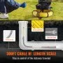 VEVOR Sewer Camera with 512Hz Locator,300 ft/91.5 m, 9" Pipeline Inspection Camera with DVR Function, IP68 Camera with 12 Adjustable LEDs, A 16 GB SD Card for Sewer Line, Home, Duct Drain Pipe Plumbin