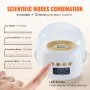 VEVOR Breast Pump, Wearable Electric Breast Pumps Hands Free, 4 Mode & 12 Levels, 300mmHg Strong Suction, Ultra-Quiet Rechargeable Portable Breastfeeding Pump with LED Display, 24mm Insert/28mm Flange