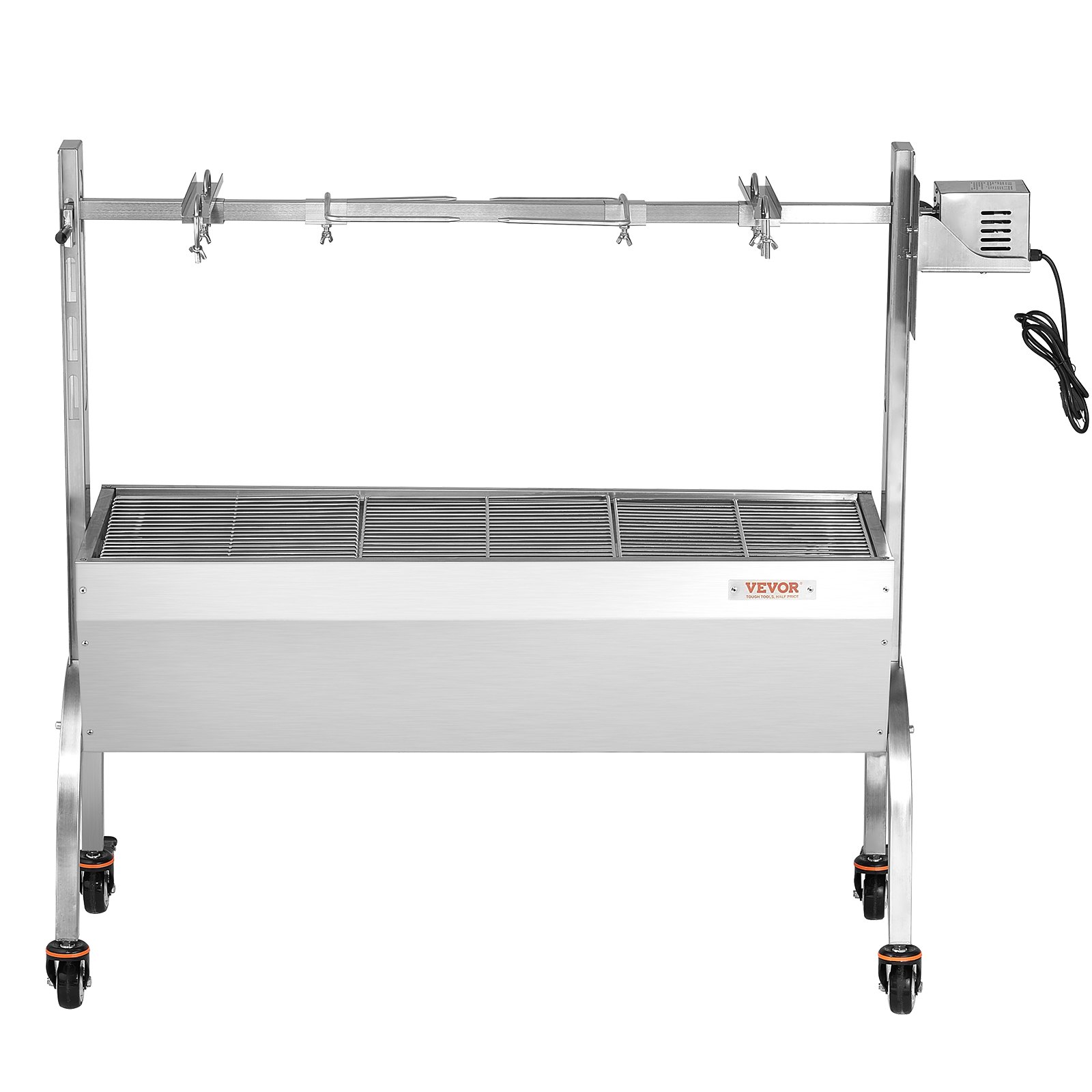 VEVOR Roaster Spit Rotisserie BBQ Grill Pig Lamb Chicken Roaster 52W 89.8 kg