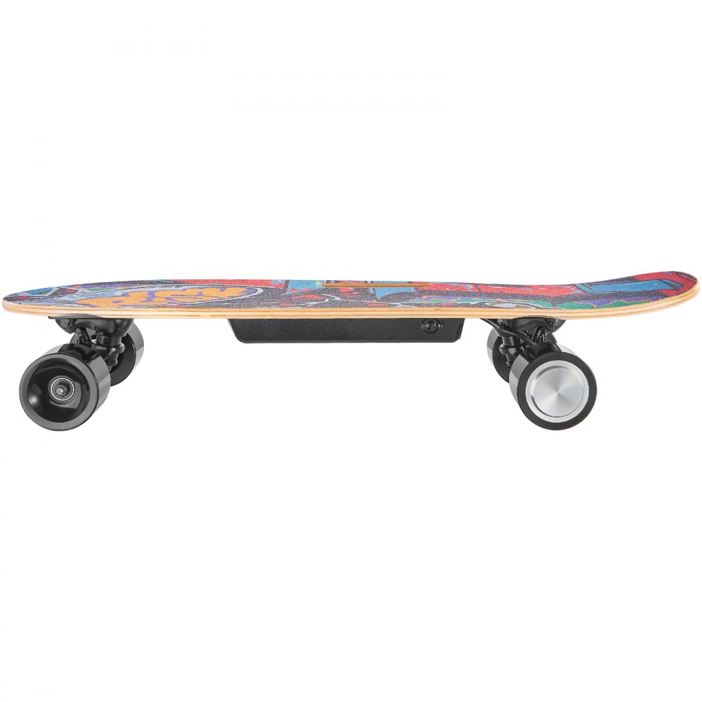 VEVOR Electric Skateboard with Remote, 9.3 Mph Top Speed & 5 Miles Max Range Skateboard Longboard, 3 Speeds Adjustment Skateboards, Easy Carry Handle Design, Suitable for Adul Tested to UL Standards