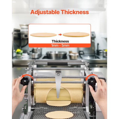 UPKOCH Dough Press Tortilla Machine Steel Tortilla Press