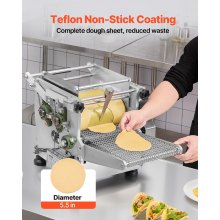 Electric Tortilla Maker Automatic Corn Tortilla Making Machine 5.5in Diameter