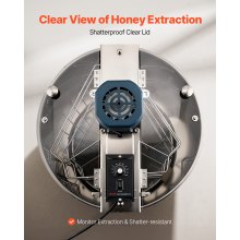 VEVOR Electric Honey Extractor 3 Frame Honey Spinner Beekeeping Stainless Steel
