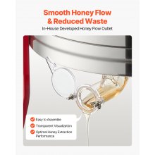 Electric Honey Extractor 6 Frame Beekeeping Honeycomb Spinner Stainless Steel