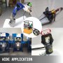 VEVOR 10152 PSI Hydraulic Electric Pump 750W Double Acting Hydraulic Driven Pump 110V 7L Solenoid Pedal Hydraulic Power Pack Cylinder Hydraulic Pump