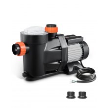 2 HP Above Ground Swimming Pool Pump Single Speed 122 GPM 3450 RPM 220V