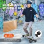 VEVOR Electric Skateboard with Remote, 25 Mph Top Speed & 21.7 Miles Max Range Skateboard Longboard, 3 Speeds Adjustment Skateboards, Easy Carry Handle Design, Suitable for Adults & Teens Beginners