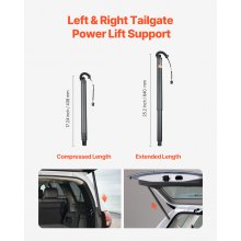 VEVOR 2PCS Rear Liftgate Power Struts Compatible with 2016-2023 Ateca KH7, KHP