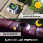 VEVOR Driveway Lights Solar Driveway Lights Die Casting Aluminum w/12 pcs White