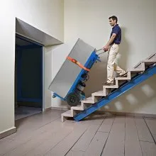 Electric Stair Climbing Dolly 880lbs Capacity Stair Climbing Hand Trucks Blue