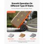 Electric Stair Climbing Dolly 880lbs Capacity Stair Climbing Hand Trucks Orange