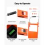 Electric Stair Climbing Dolly 880lbs Capacity Stair Climbing Hand Trucks Orange