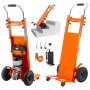 Electric Stair Climbing Dolly 880lbs Capacity Stair Climbing Hand Trucks Orange
