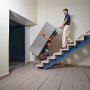 VEVOR Electric Stair Climbing Dolly, 880lbs Electric Stair Climbing Hand Trucks with 157.5in Rope & Extendable Handle, Heavy Duty Stair Climber for Warehouse Logistics, Moving Furniture(Black)