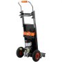 VEVOR Electric Stair Climbing Dolly, 880lbs Electric Stair Climbing Hand Trucks with 157.5in Rope & Extendable Handle, Heavy Duty Stair Climber for Warehouse Logistics, Moving Furniture(Black)