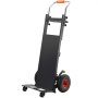 VEVOR Electric Stair Climbing Dolly, 880lbs Electric Stair Climbing Hand Trucks with 157.5in Rope & Extendable Handle, Heavy Duty Stair Climber for Warehouse Logistics, Moving Furniture(Black)