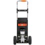 VEVOR Electric Stair Climbing Dolly, 880lbs Electric Stair Climbing Hand Trucks with 157.5in Rope & Extendable Handle, Heavy Duty Stair Climber for Warehouse Logistics, Moving Furniture(Black)