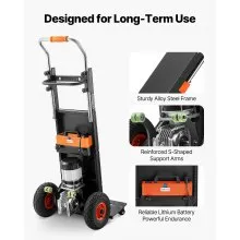 Electric Stair Climbing Dolly 880lbs Capacity Stair Climbing Hand Trucks Black