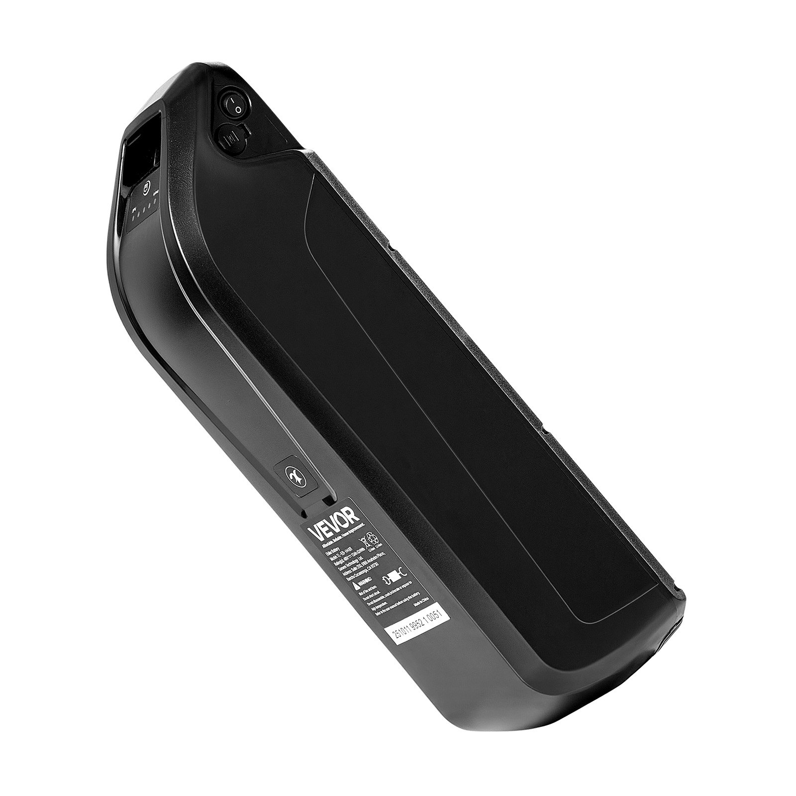 VEVOR Ebike Battery, 48V 13Ah Electric Bike Lithium Battery Pack with BMS, 3A Charger and Lock for 1000W E-Bike Motor, Detachable Electric Bicycle Replacement Kit with Indicator & Discharge Socket