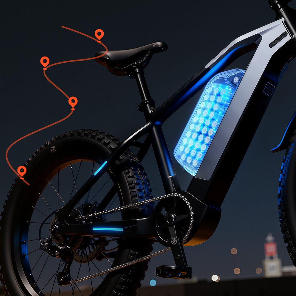 VEVOR Ebike Battery, 48V 20Ah Electric Bike Lithium Battery Pack with BMS, USB Charge Port, 3A Charger & Lock for 1500W E-Bike Motor, Detachable Electric Bicycle Replacement Kit with Discharge Socket