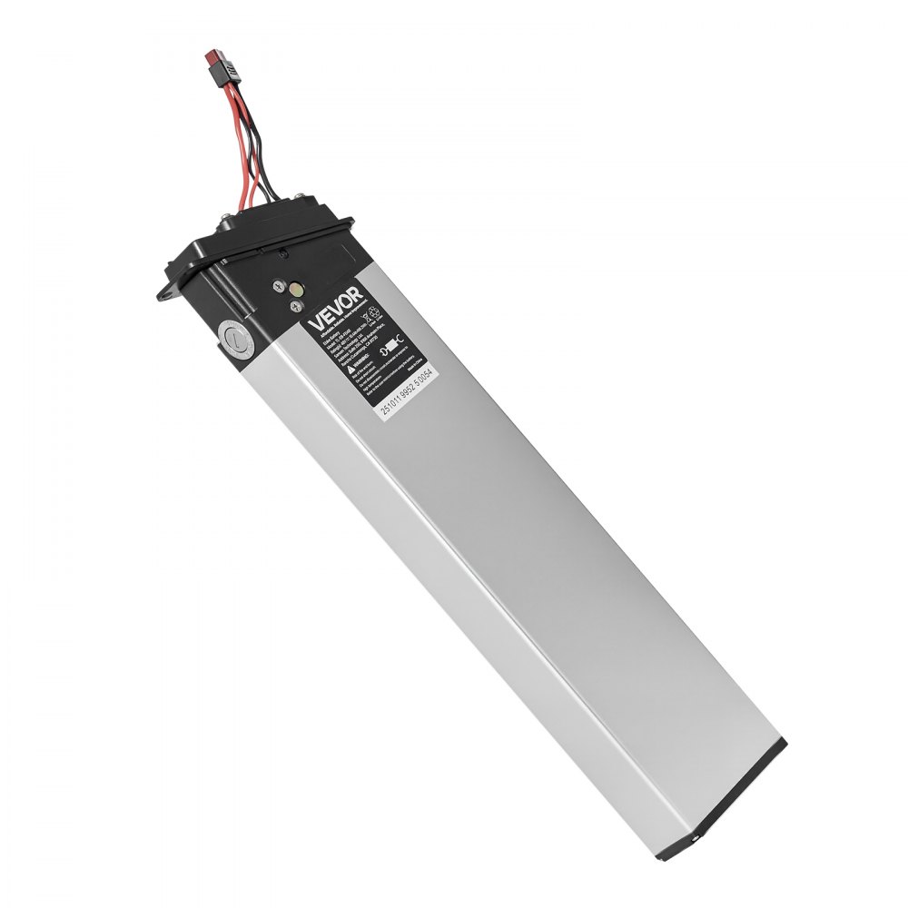 VEVOR Folding Ebike Battery, 48V 10.4Ah Electric Bike Lithium Battery Pack with BMS, 3A Charger, Lock for 1000W E-Bike Motor, Detachable Electric Bicycle Replacement Kit with Handle & Discharge Socket