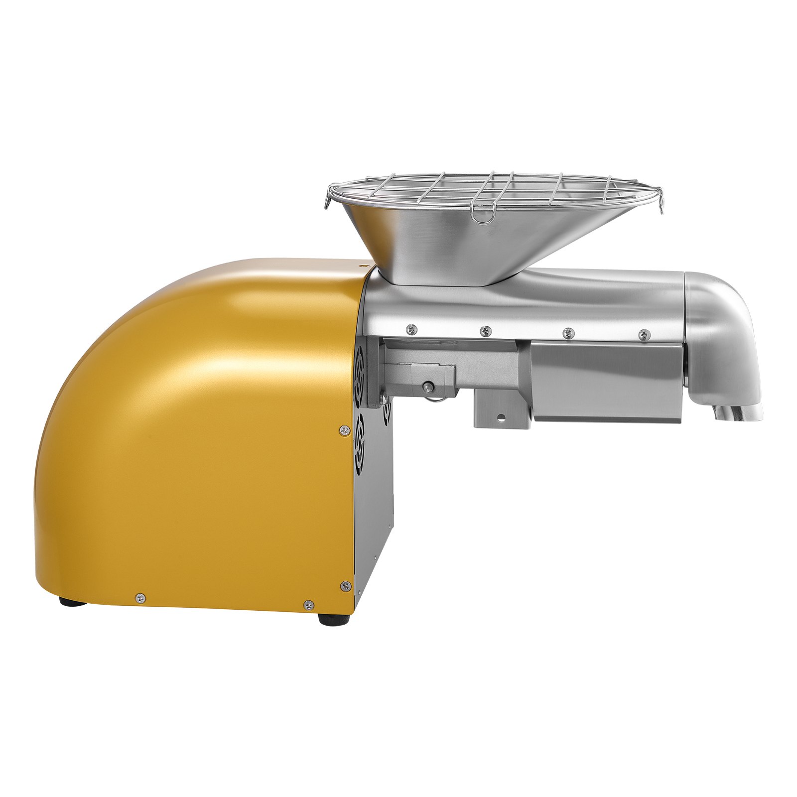 VEVOR Oil Press Machine, 5KG/H Capacity, 1250W Oil Extractor Machine, Automatic Electric Oil Maker for Home Commercial Use, 50℃-300℃ Hot & Cold Pressing for Peanuts Sesames Soybeans Almonds