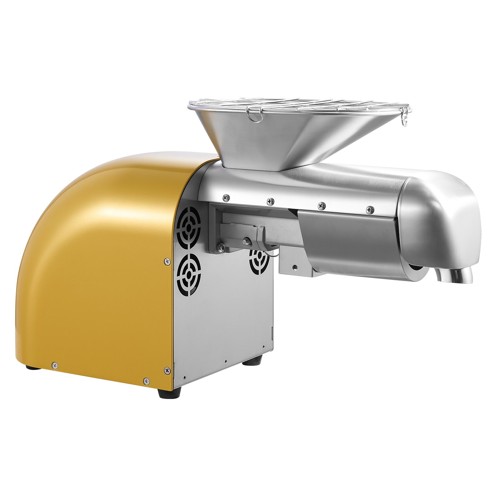 VEVOR Oil Press Machine, 5KG/H Capacity, 1250W Oil Extractor Machine, Automatic Electric Oil Maker for Home Commercial Use, 50℃-300℃ Hot & Cold Pressing for Peanuts Sesames Soybeans Almonds