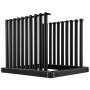 VEVOR Windshield Rack 9-Lite, Windshield Truck Rack Steel, Windshield Glass Rack 24-Inch Height, Windshield Rack for Truck with PVC Pad & Foam Padding, Glass Rack for Truck, for Glass Transportation