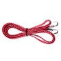 red braided elastic strap with metal hooks, suitable for VEVOR windshield rack.