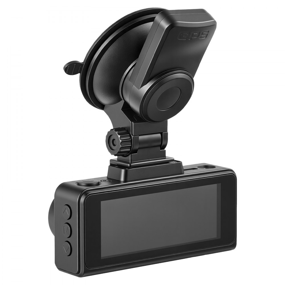 VEVOR Dash Cam Front and Rear, 4K+1080P, 32 GB Card Included, Dual Channel Dash Camera for Cars with Built-in GPS, G-Sensor, Front 129° & Rear 125°, 80.8 mm Large Screen, Loop Recording, Parking Mode