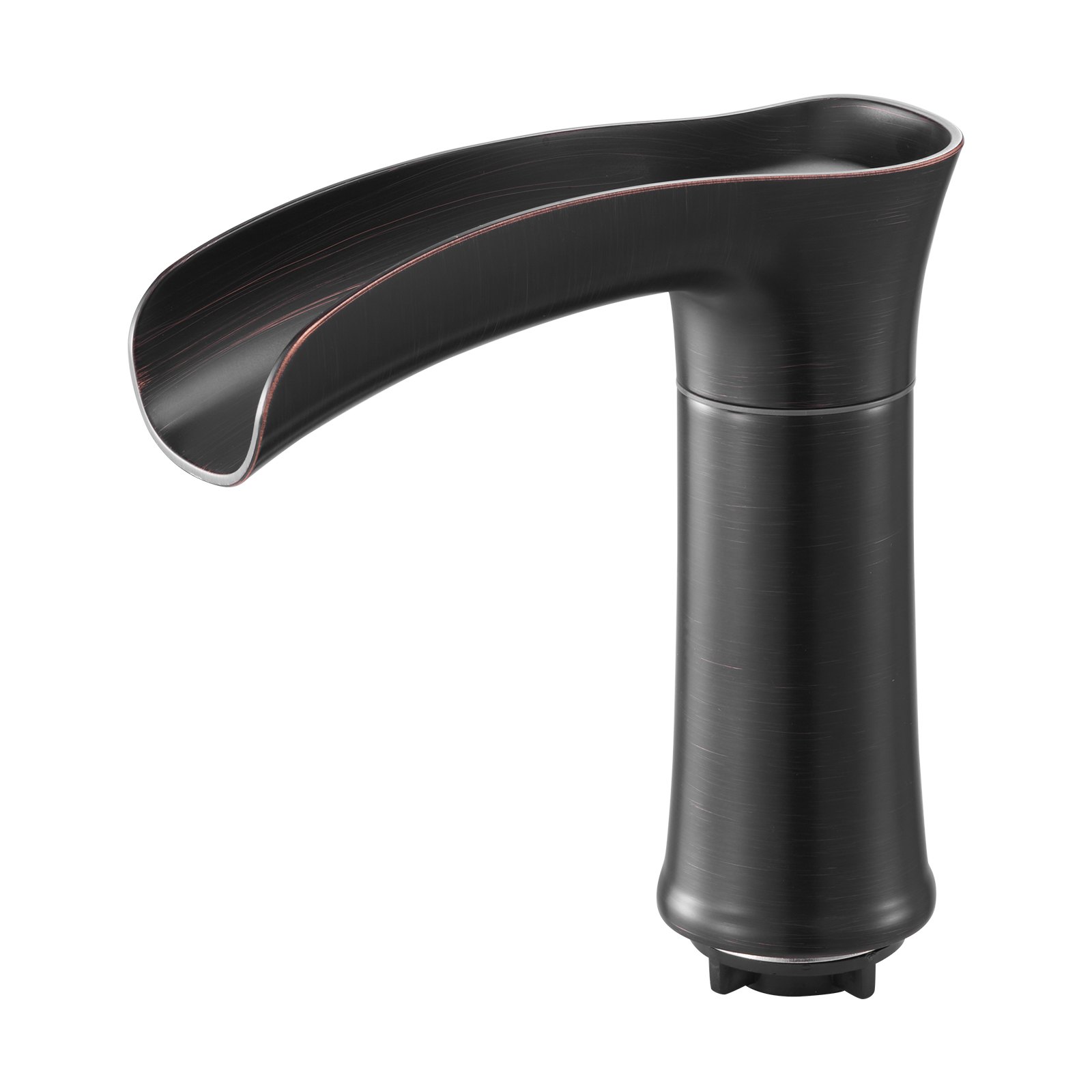 VEVOR Roman Tub Faucet, 3 Hole Waterfall Bathtub Faucet, Zinc Alloy Bath Tubs Faucets Set with 2 Handles, Deck Mount Bath Tub Faucets Set for Pet Washing, Adult Bathing, Oil-Rubbed Bronze, Drip-Free