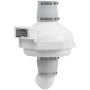VEVOR 4 to 3.5 inch Radon Fan Installation Kit, Quiet 260CFM Radon Mitigation Fan System Kit with 2 Couplers, Pressure Indicator, Waterproof Inline Duct Fan Exhaust Fan for Indoor Outdoor Ventilation