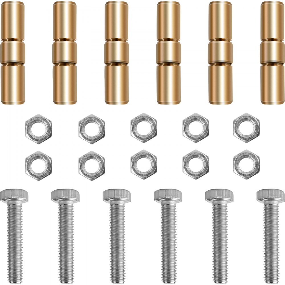 VEVOR Bucket Tooth Bar, 64'' Bolt on Tooth Bar, with 8 Weld-on Shanks and 7'' Long Replaceable Tooth, Heavy Duty Cast Iron Design, Clamp-On for Tractor Loader Bucket - No Drilling Required