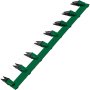 VEVOR Bucket Tooth Bar, 73” Piranha Tooth Bar, 8 Teeth Tractor Tooth Bar, Bolt on Bucket Teeth, Skid Steer Loader Bucket Teeth, Replaceable Tooth, No Drilling Required, Heavy-duty Cast Iron Material
