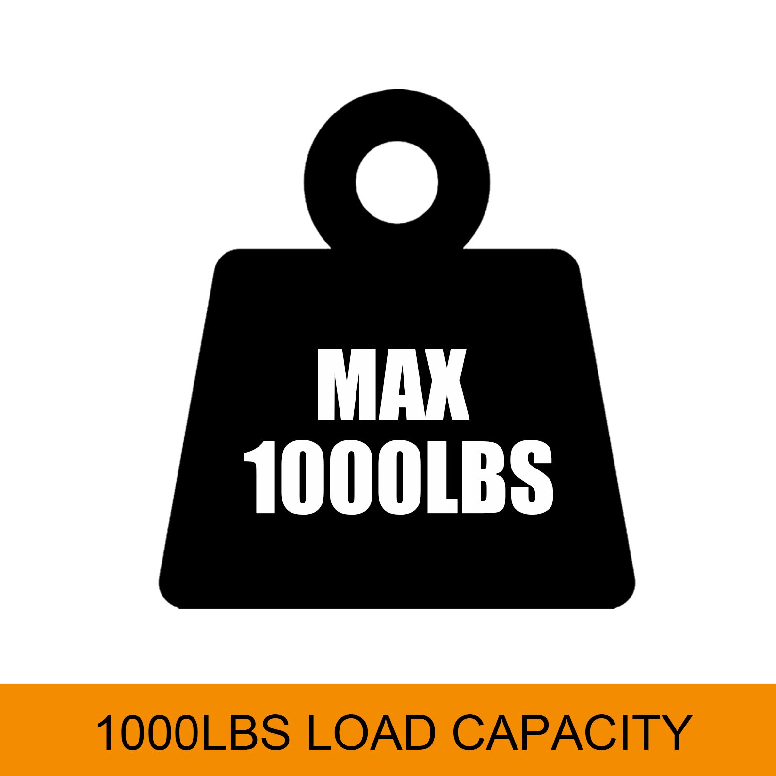 1000lbs Steel Drum Lifter  20.5" x 4" Yellow Heavy Duty Convenient Lifter PRO