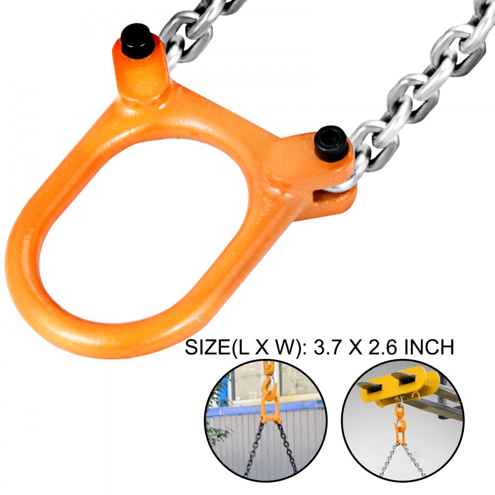 Chain Drum Lifter 2000 lbs  Lifting Chain G80 Capacity Self Locking Acceptable Drum Types: Closed Head 30 & 55-gallon Plastic, Steel & Fiber Drums