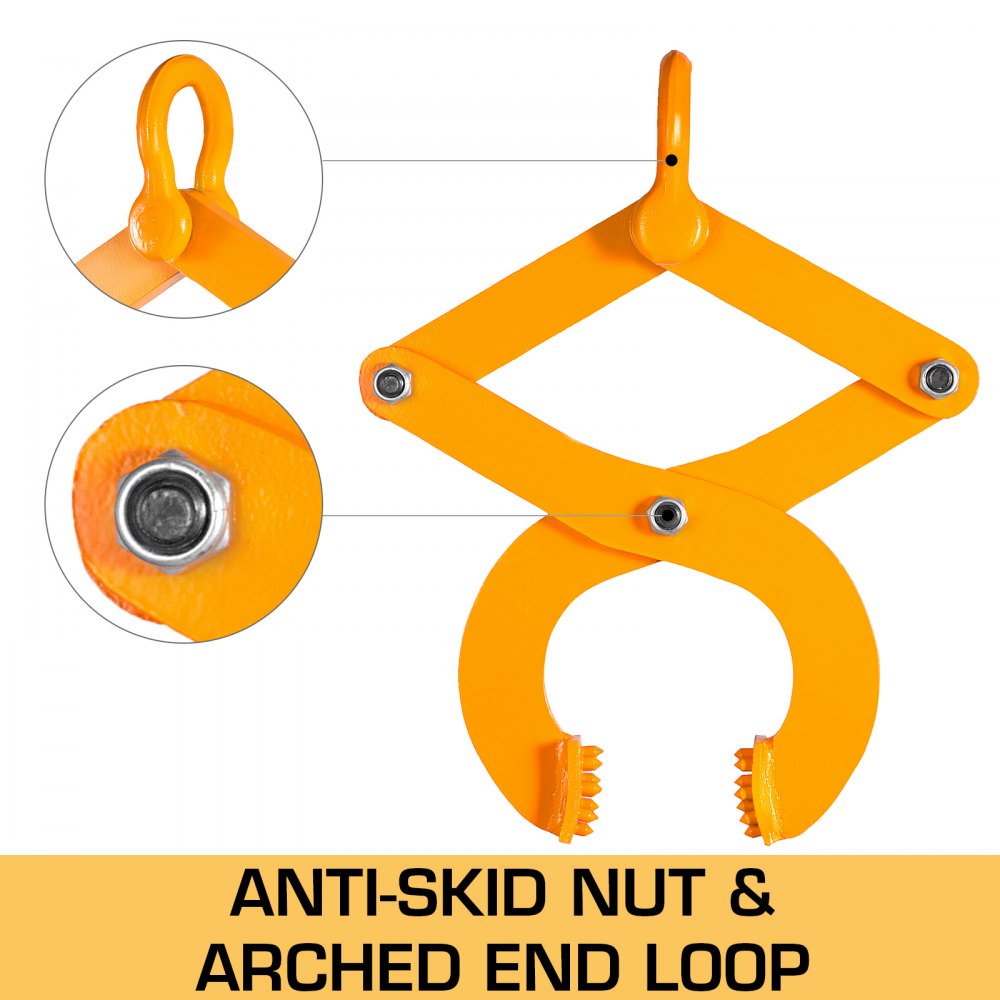 VEVOR pallet puller with anti-skid nut and arched end loop