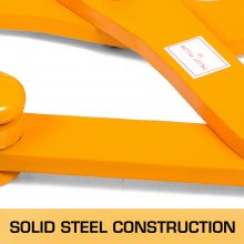 3t/6614lbs Pallet Puller Clamp Single Scissor Industrial Warehouse Forklift