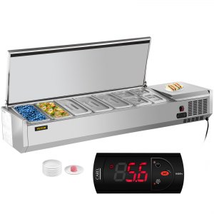 Reviews of Refrigerated Countertop Food Prep Station in 2024 - VEVOR Blog