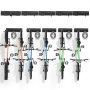 VEVOR Bike Storage Rack Wall Mount Garage Bike Holder for 6 Bicycles + 5 Helmets