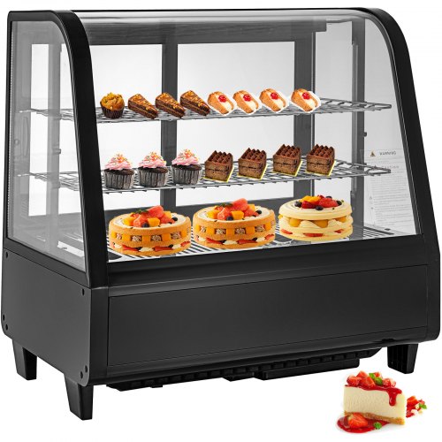 Refrigerated Bakery Display Case Countertop 100l Show Case Cabinet Dessert Case